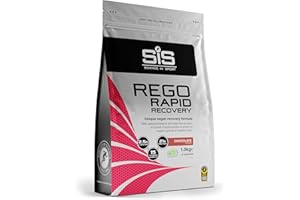 SCIENCE IN SPORT SIS Science in Sport Rego Rapid Recovery 1,5kg Cioccolato Vegan - Drink di recupero in polvere con carboidrati, proteine in polvere, elettroliti, vitamine e minerali, Favorisce un allenamento efficace