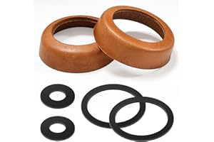 Bellanova 2 Pezzi Guarnizioni in Pelle Tipo 75 per Pompa a Mano, Manicotti a Pistone per Pompa da Giardino, Ricambi per Pompa Manuale (Marrone)