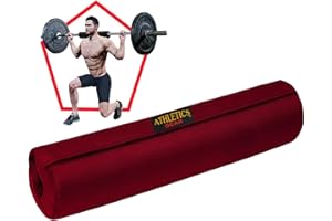 ATHLETICS GEAR AG Barbell Pad by Athletics Gear – Great for Weight Lifting, Squats, Lunges & Hip Thrusts - Neck & Shoulder Protective Pad Support