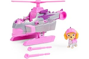PAW PATROL Veicolo Rescue Knights di Skye Elicottero con Personaggio Giochi Bambini dai 3 Anni in su