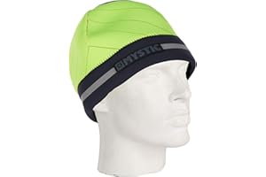 Mystic Watersports - Surf KiteSurf & Windsurfing 2mm Neoprene Wetsuit Reflective Beanie Hat Flash Yellow - Unisex