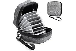 Qooloo Water-Repellent Lens Fil-TER Bag,Camera Filter Bag 10 Löcher,Wasserabweisend Objektivfiltertasche,Bags for Camera Filter,Schutz für Objektive und Fil-TER