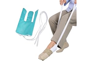 YoniYa Aiuto per Calzini Anziani, Infila-calzini e Supporto Flessibile per Infilare i Calzini O Persone Anziane e Disabili in Gravidanza