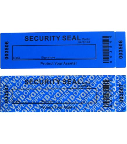 Etichette Antimanomissione Void TamperSeals - 100pcs Olografiche, 2.5x8.5cm, Con Serializzazione - Foto 8