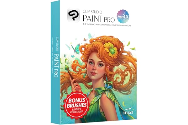 CLIP STUDIO PAINT PRO - Version 4 | Licence perpétuelle | pour Windows et macOS