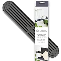 Sanni Shoo dri.pad: platzsparende Abtropfmatte Silikon, Barmatte. Spülmaschinenfestes Abtropfgestell für Flaschen u…