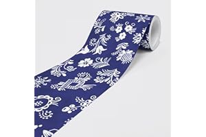 DIMEX LINE Frise autocollante - Frise murale décorative pour murs, meubles, plafonds, papiers peints, portes - Motif blanc - 5 x 0,15 m par rouleau