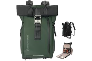 Besnfoto Camera Backpack Waterproof for Photographer DSLR Photography Bag Large with Laptop Compartment Tripod Holder for Men Hiking