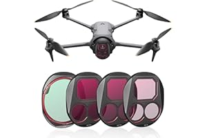 STARTRC PHOTO Set di filtri Mavic 4 Pro per DJI Mavic 4 Pro, filtri per obiettivi per droni ND8 / ND32 / ND64 / CPL, vetro ottico HD multistrato in confezione da 4 pz