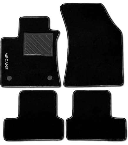 Set Tappetini Su Misura Renault Scenic 1996-2003 - Velluto con Fissaggi