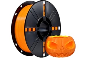 iBOSS PLA Plus (PLA+) Filament 3D 1,75 mm pour imprimante, précision dimensionnelle +/- 0,02 mm, bobine de 1 kg (2,2 lbs) Filament d'impression 3D pour imprimante 3D, orange
