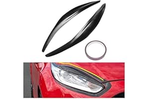 DCXXAN ,Für Ford Fiesta MK7 MK7.5 2012-2017 Auto Scheinwerfer Augenbrauen Abdeckung Trim Scheinwerfer Lampe Aufkleber Augenlider Trim Abdeckung