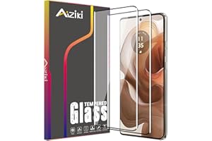 Aiziki Szklana osłona ekranu do Moto Edge 50 Ultra folia ze szkła hartowanego, ochrona przed uderzeniami, odporna na pękanie, odporna na zarysowania, HD przezroczysta, bez pęcherzyków powietrza, [2