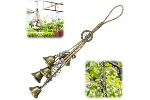 EUABLFO Hexenglocken Garten Windspiel windspiele für draußen hängend,Windspiel Garten Metall,Segen Glocke,klangspiel garten,für drinnen und draußen Veranda Garten Fensterdekoration Terrasse und Heimdekoration