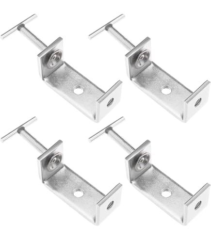 Lot De 4 Pinces De Fixation En C Acier Inoxydable 304 - Ouverture 50-90 Mm - Idéales Pour Soudure, Menuiserie Et Bricolage