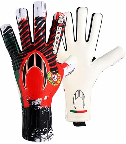 Guanti Da Portiere Pro Evolution Italy - Lattice SHIELD 5mm, Taglio Negativo, Verde/Bianco/Rosso - Foto 13