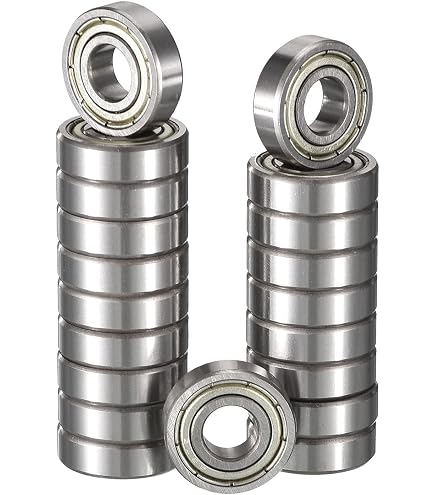 20 Roulements à Billes étanches 696-2RS - 6x15x5 Mm - Acier Chromé - Pour Outils, Jouets, Modèles RC - Prélubrifiés