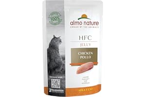 Almo Nature - HFC Jelly - avec Poulet – Nourriture Humide pour Chat Adulte: 24 sachets de 55g