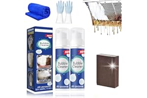 Donubiiu Thezoto Cleaning Spray, Foam Cleaner, Bubble Foam Cleaner Spray, Kitchen Spray, Bubble Spray Cleaner, Foam Cleaner Cleaning Spray, all-Purpose Foam Cleaner Kitchen (2PCS,100ML)