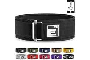 ELEMENT 26 Self-Locking Weight Lifting Belt - Premium Weightlifting Belt for Serious Functional Fitness, Weight Lifting, and Olympic Lifting Athletes - Lifting Support for Men and Women