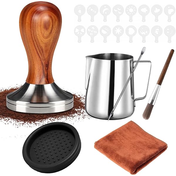 SIPLIV Kit De Herraientas De Arte De Café, 60 Piezas De Diferentes