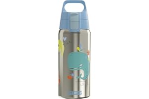SIGG - Botella de Agua Aislada para Niños - Shield One Therm- A Prueba de Fugas - Apta para Lavavajillas - Libre de BPA - Acero Inoxidable 90% Reciclado - 0,5L