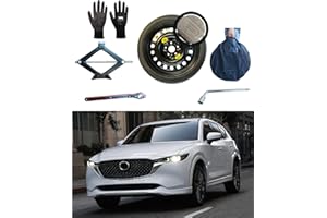 ‎D'ANGELO 1988 Notrad 17" kompatibel mit Mazda CX-5 mit Wagenheber, Schlüssel, Handschuhe und Tasche 135/90R17