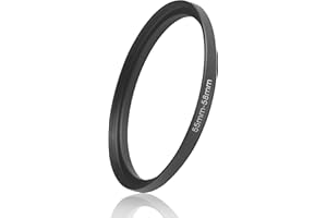 Ares Foto® Step UP Filter Adapter Anneau Adaptateur de Filtre Bague d'adaptation. pour Les lentilles et Les filtres. Fabriqué en métal de Haute qualité. Très Mince et Robuste. (55mm - 58mm)