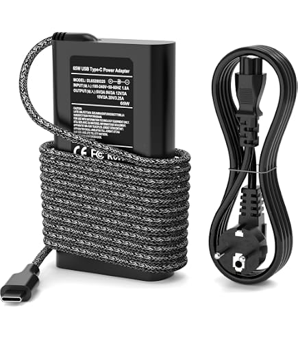 65W USB C Caricatore Copatibile con HP Elitebook x360 1040 1030 830