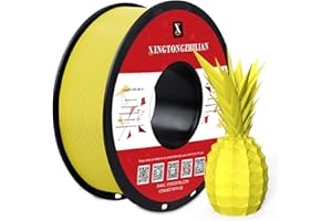 ACTIVEME Filamento para impresora 3D PETG+, Filamento PETG+ 1.75mm, Precisión dimensional +/- 0.02mm, Carrete de 1kg de Filamento de impresión 3D para impresoras 3D,Amarillo