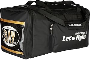 ‎BAY BAY Let´s Fight XL, 80 cm, Sporttasche, Kampfsport, Budo, Boxen, Thaiboxen Muay Thai Champ K1 MMA Muaythai K-1, Krav MAGA, Tasche, Trainingstasche, Thaiboxtasche Bag, schwarz