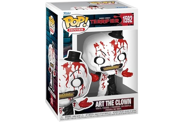 Funko POP! Movies: Terrifier 2 - Art the Clown - Bloody - Vinylfigur för samlare - Presentidé - Officiell Merchandise - Leksa