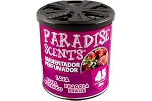 PARADISE SCENTS Paradise PER80123 Gel Désodorisant Parfum Fraise, 100 G