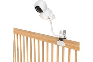 NOZLAID Babyphone Halterung Universal, GHB Babyphone Halterung, Flexibel Klemmerhalter Ständer für Philips Avent/Momcozy/IeGeek/BOIFUN HelloBaby Babymonitor, Handyhalter & Monitor Halter