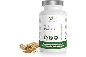 ‎VH3 VH3 Meine Para-Kur mit Wermutkraut Nelkenextrakt, Artischocken und Schwarze Walnussschalen Extrakt - 100% Vegan - Made in Germany