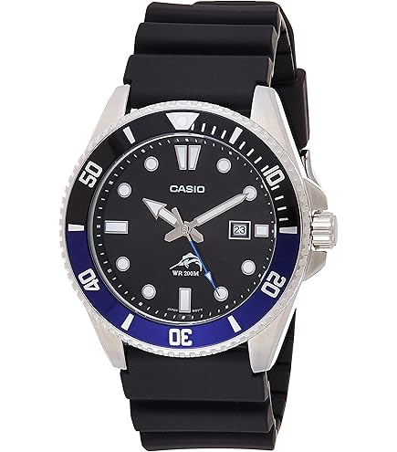 Casio MRW-230H-1E1VCF Orologio Uomo Al Quarzo - Cinturino In Resina, Lunetta Girevole In Alluminio, 100m防水