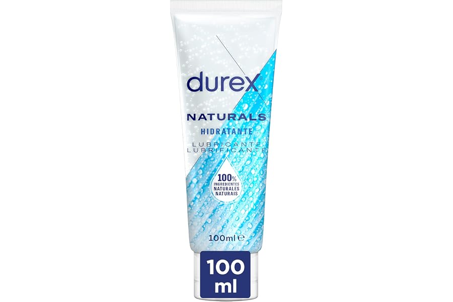 Durex Durex Naturals Hidratante Lubricante, Ácido Hialurónico, 100% Natural Sin Fragancia, Colorantes Ni Agentes Irritantes –