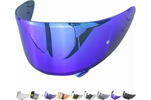 Everalo Visiere Casque Compatible avec Shoei Nxr - Ryd - X Spirit 3 - Z7 - Rf1200 - X14 - Cwr1 - Cwr f - Visière Shoei Nxr Pinlock Ready