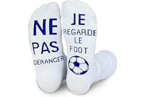 FLYWORLD Chaussettes fantasie Noël Chaussettes Drôles Chaussettes Courtes Fantaisie Cadeaux Nouveauté pour Les Amateurs Homme Femme Couple Funny Socks