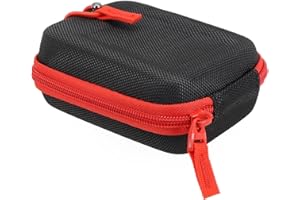 MEEVRGR Golf Rangefinder Carrying Case Waterproof and Shockproof Storage Bag for Hunting Cameras and Rangefinders (Red)