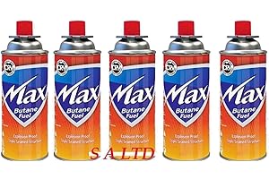 SI 28xMAX BUTANE GAS BOTTLES CANISTERS FOR PORTABLE STOVES COOKERS GRILL HEATERS