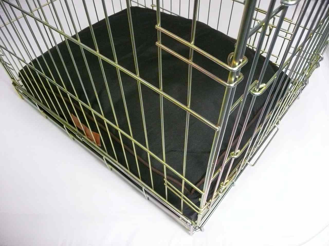 EllieBo Waterproof Dog Beds in Black Tailor made to fit cages and crates (40" Fits 42
