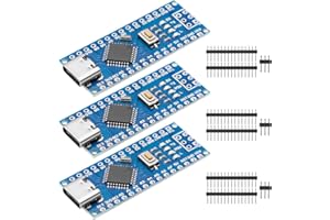 APKLVSR 3PCS Nano V3 Module with Mega328 CH340 Chip 5V 16M Compatible with Arduino (Type C Port)