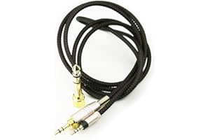 ABLET Zamienny kabel do ulepszenia dźwięku Sennheiser HD4.40, HD 4.40 BT, HD4.50, HD 4.50 BTNC, HD4.30i, HD4.30G słuchawki 1,5 metra / 4,9 stopy