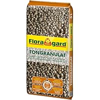 Floragard Blähton Tongranulat zur Drainage 5 L • Hydrokultursubstrat • für Pflanzkästen, Kübel oder Töpfe…