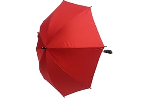 FOR-YOUR-LITTLE-ONE Bébé Parasol Compatible avec Chicco Poussette Poussette Landau Rouge