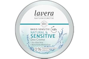 lavera Deodorant krämbas känslig naturlig och känslig – med aloe vera och naturliga mineraler – 48 timmar tillförlitligt skyd