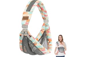 COCCCOON Baby Wrap Carrier Portable Breathable Baby Carriers from Newborn Mesh Fabric Toddler Sling Adjustable Sling Toddler Carrier Wrap for Newborn Up to 0-36 Months Baby Sling Carrier