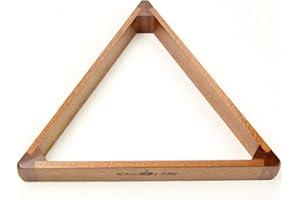2 1/16th Inch 15 SNOOKER Ball Peradon Luxury Solid Mahogany Wooden Triangle