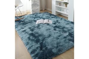 BOLUXIU Alfombra De Pelo Largo para Sala De Estar - Alfombras Peludas y Esponjosas Modernas para Sala De Estar, Comedor, Habitación De Niños, Dormitorio Talla